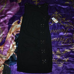 NEW Thalia Sodi Women's Dress Solid Sheath Dress Deep Black Size Small S New $90